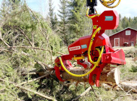 Naarva S35C sykeharvesterilla karsinta