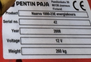 Käytetty Naarva-Koura 1000-23E