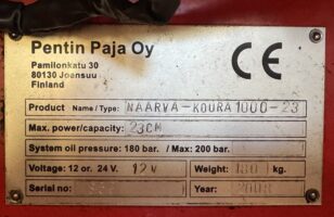 Käytetty Naarva-Koura 1000-23