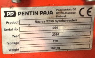 Vähän käytetty Naarva S23C